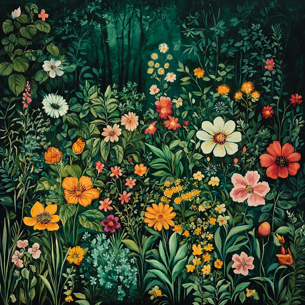 Frida Kahlo Inspired Garden Of Emotion Paint By Number