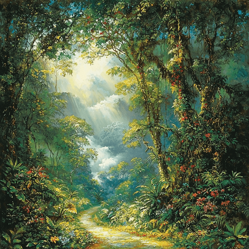 Monteverde Cloud Forest Reserve Paint By Numbers Kits