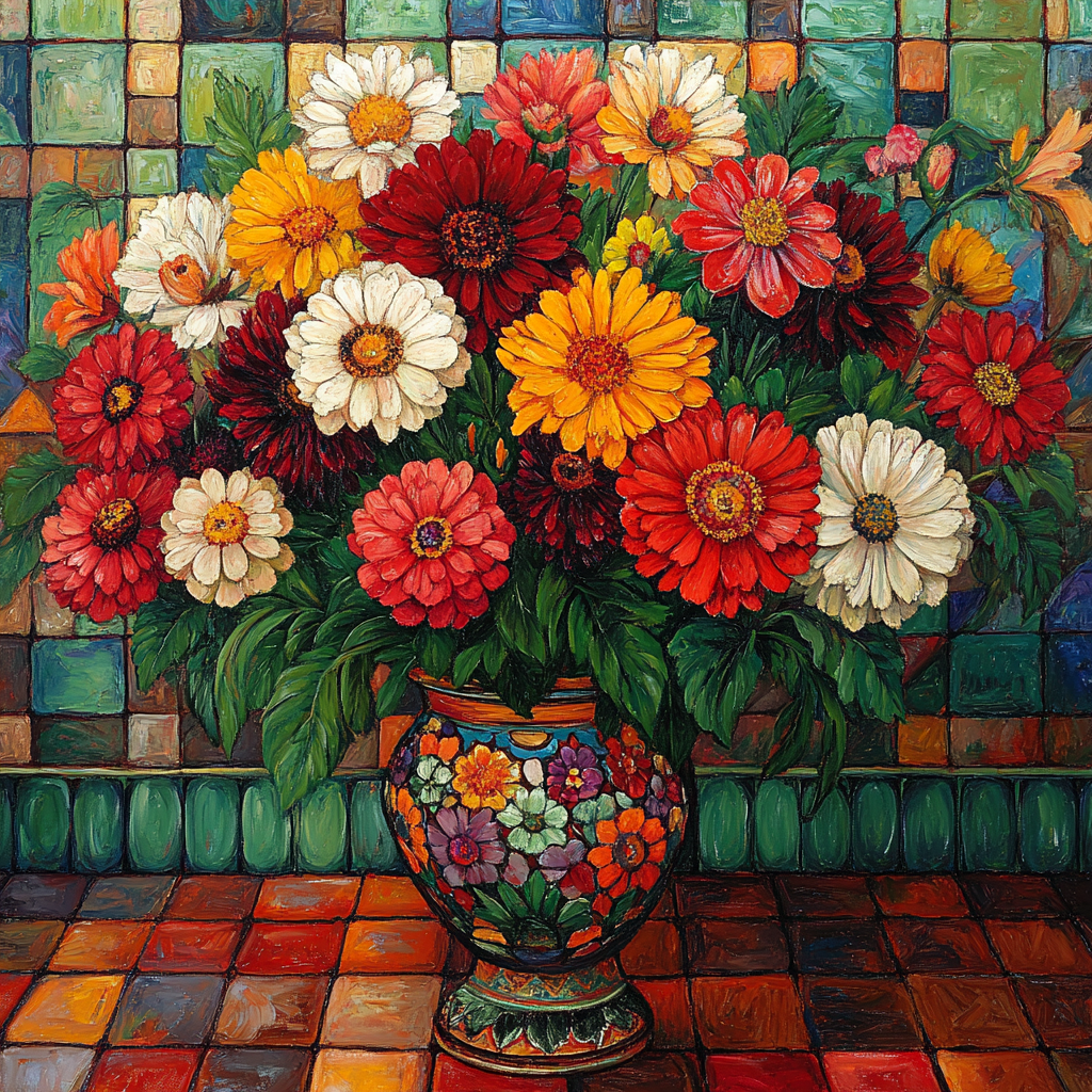 Frida Kahlo Inspired Flower Adoration Painting by numbers kit