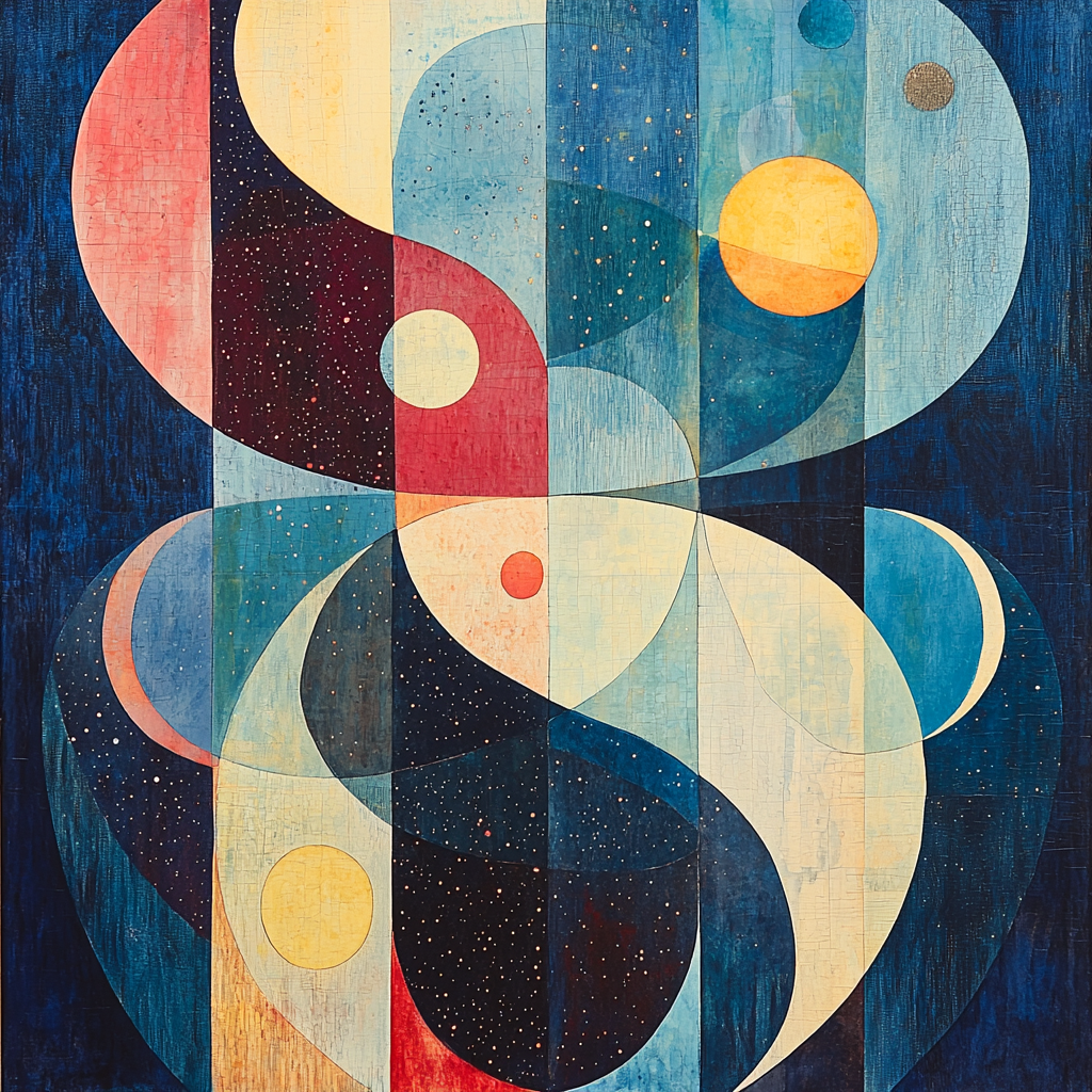 Paul Klee Inspired Whimsical Cosmos Harmony Paint By Numbers Kits