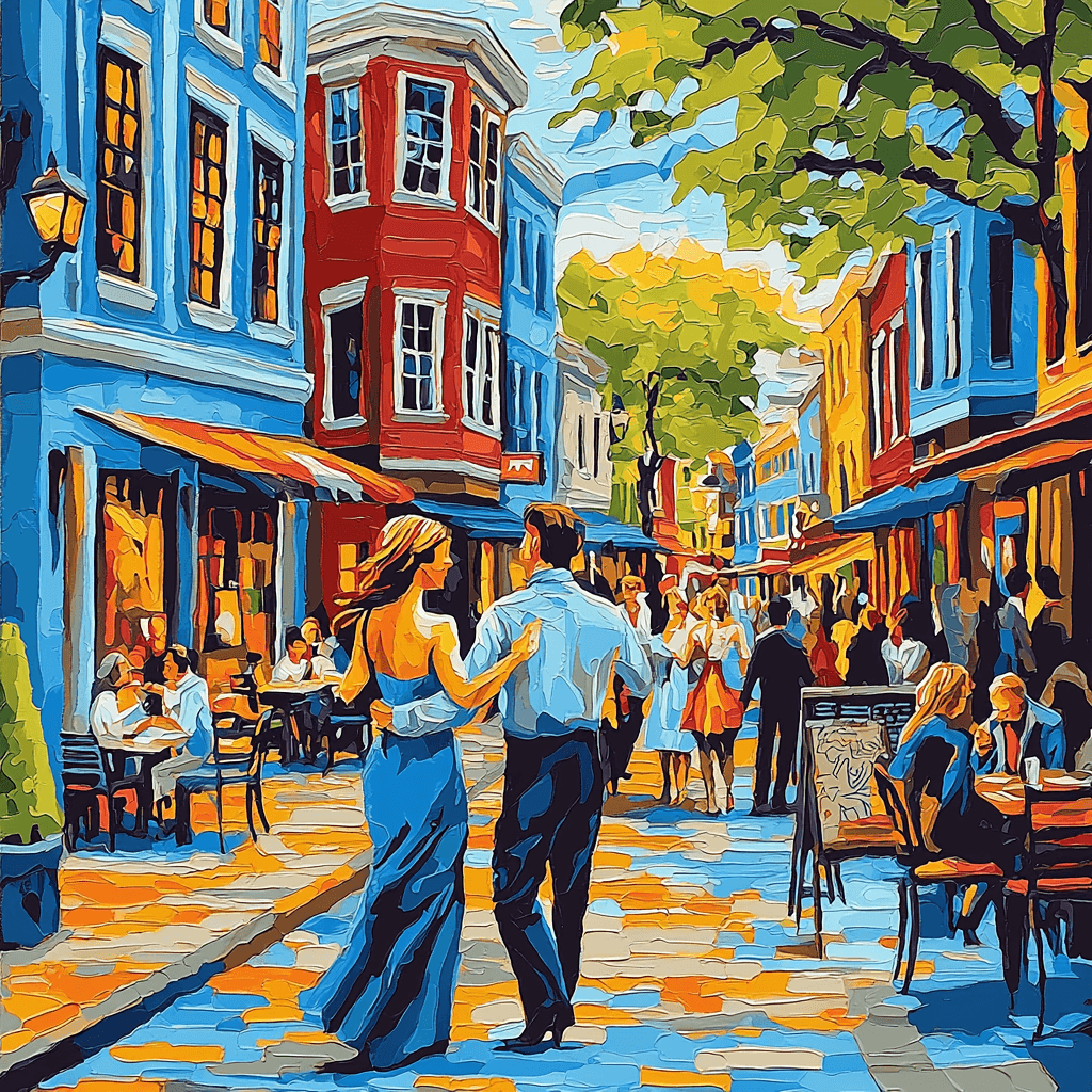 La Boca - Buenos Aires Painting By Numbers Kit