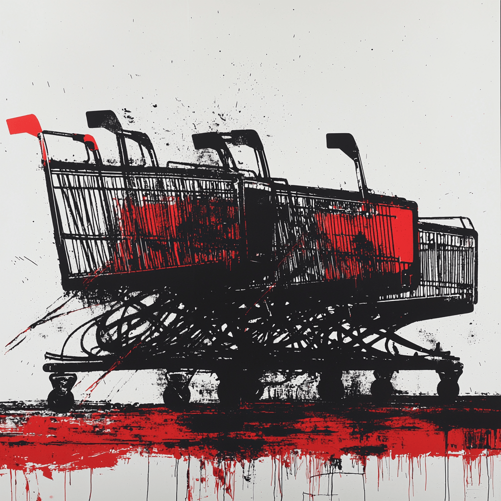 Banksy Inspired Consumerism Trap Paint By Number