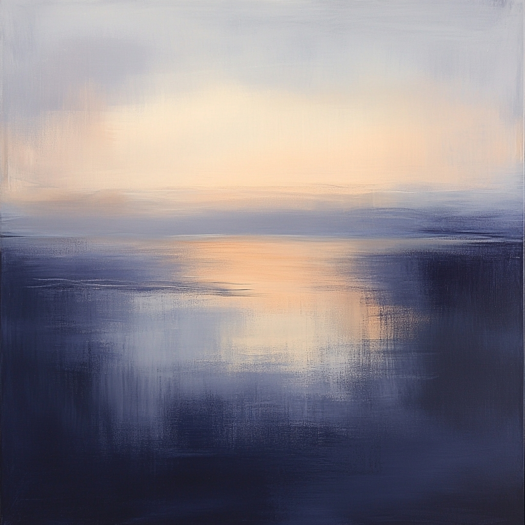 Edgar Degas Inspired Evening Harbor Fog DIY paint by numbers