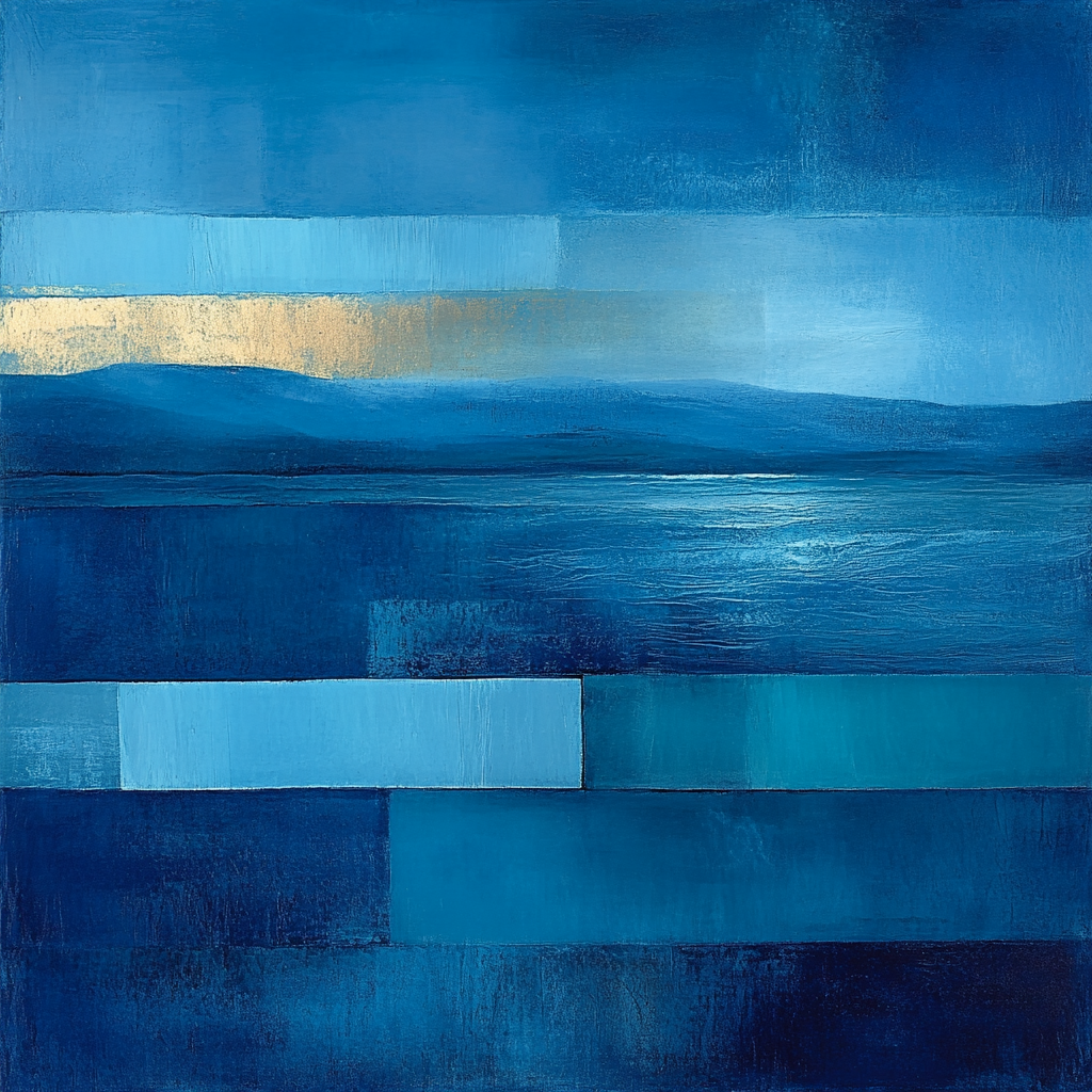 Mark Rothko Inspired Ocean Breath paint by numbers