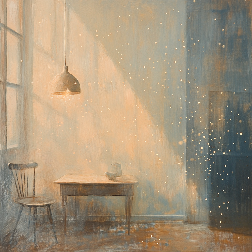 Edgar Degas Inspired Whispers Of Dust Motes paint by color