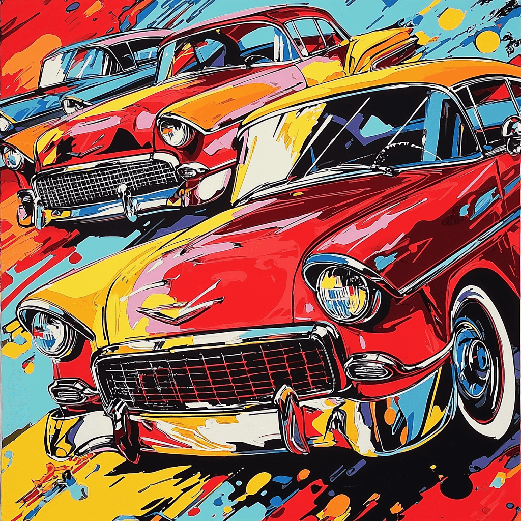 Lichtenstein Inspired Retro Adventure DIY Paint By Numbers