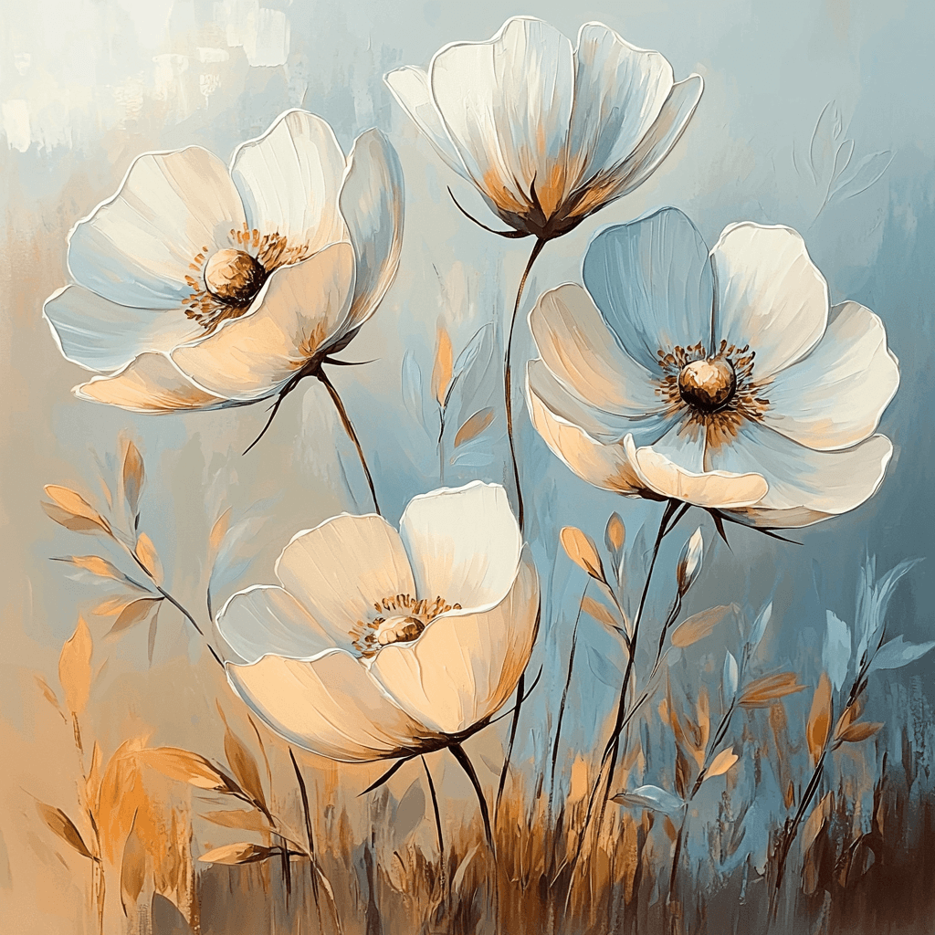 Leonardo Da Vinci Inspired Mystical Blossoms Study Paint By Numbers