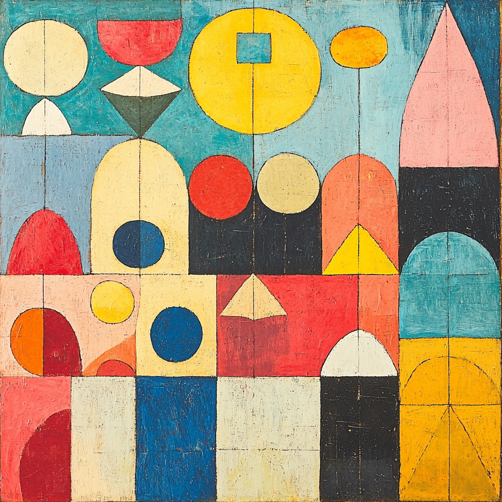 Paul Klee Inspired Elements Of Surprise Paint By Numbers Art