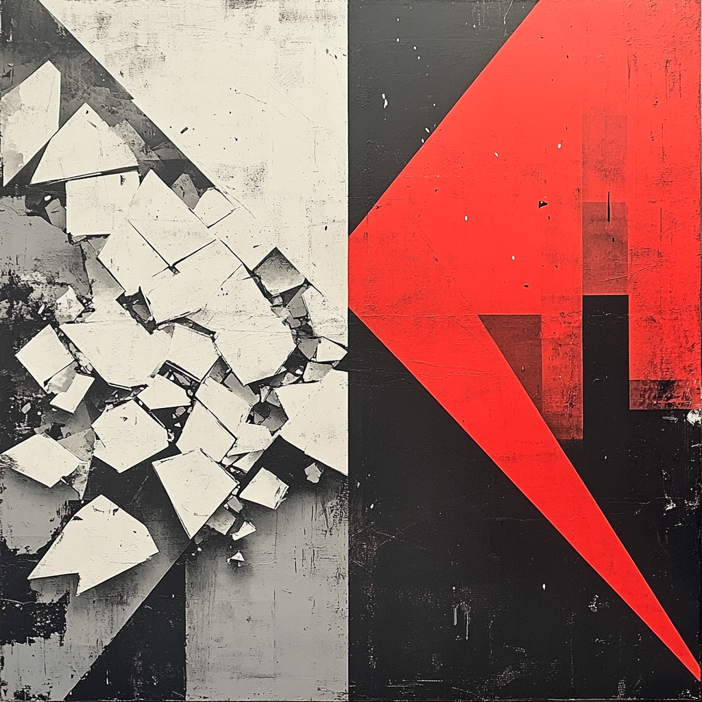 Banksy Inspired Economic Divide Metaphor Numbered painting kits