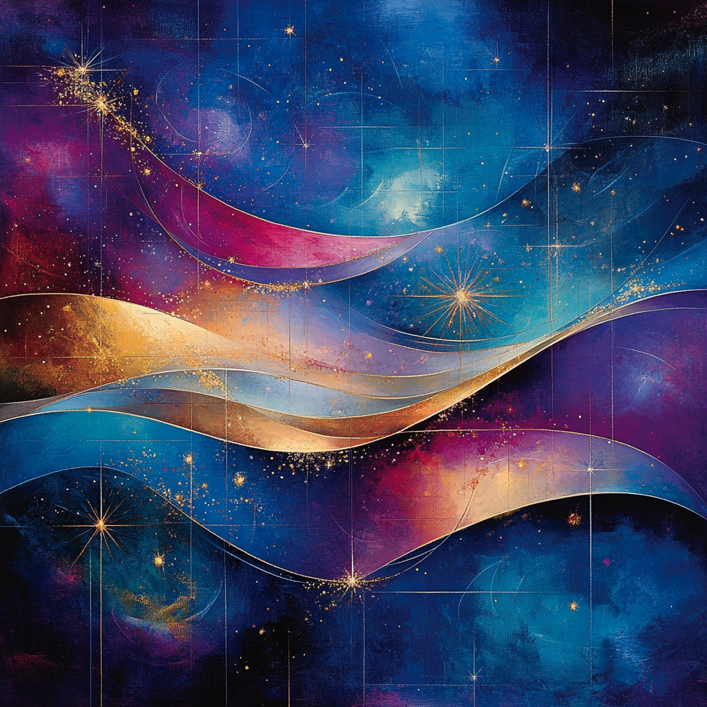 Paul Klee Inspired Cosmic Dreams painting number kit