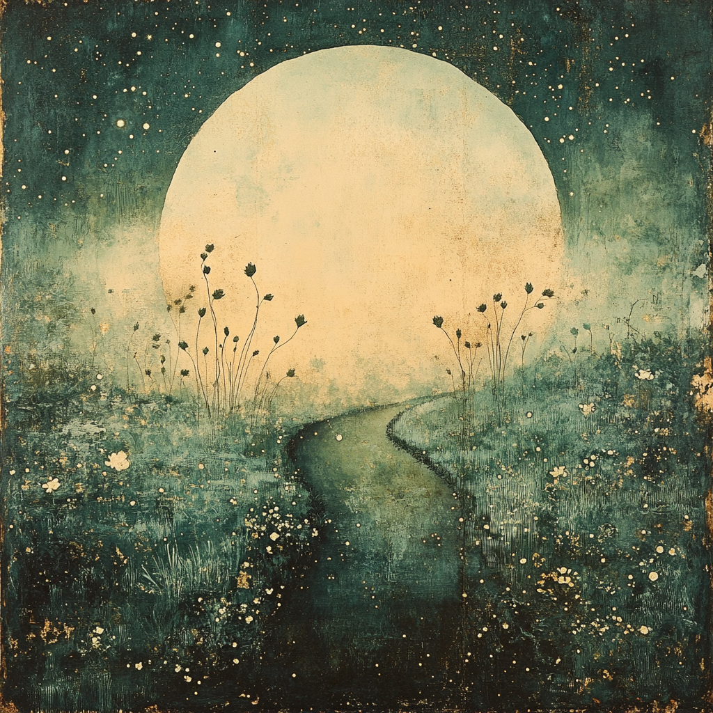 Max Ernst Inspired Nebula Garden Paint by numbers kits