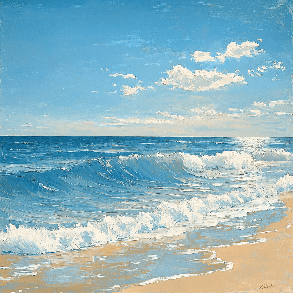 Winslow Homer Inspired Ocean's Tranquility Paint By Numbers Art