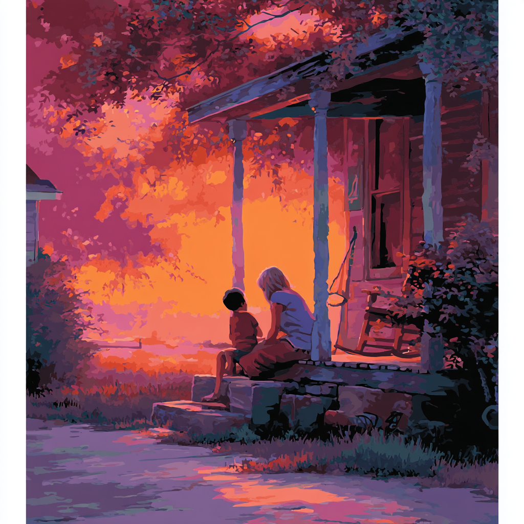 Cherished Tales At Dusk Paint By Numbers Art