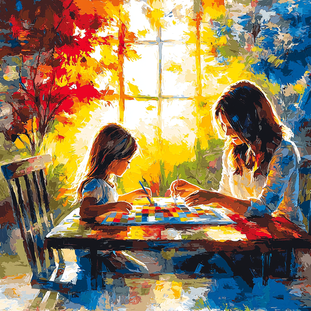Crafting Childhood DIY Paint By Numbers
