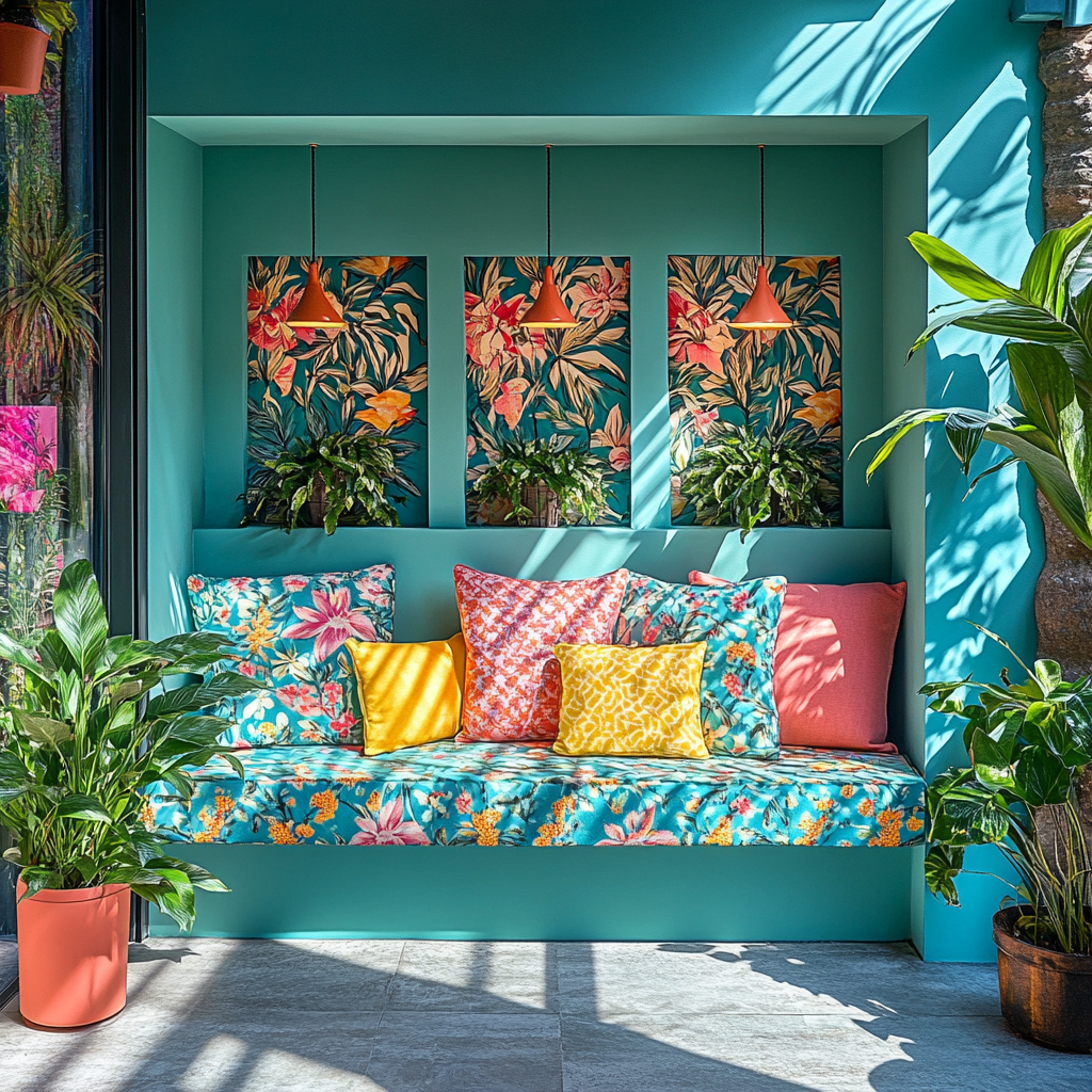 Henri Matisse Inspired Window Garden DIY paint by numbers