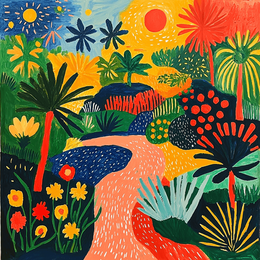 Joan Miró Inspired Garden Of Abstract Wonders DIY Paint By Numbers