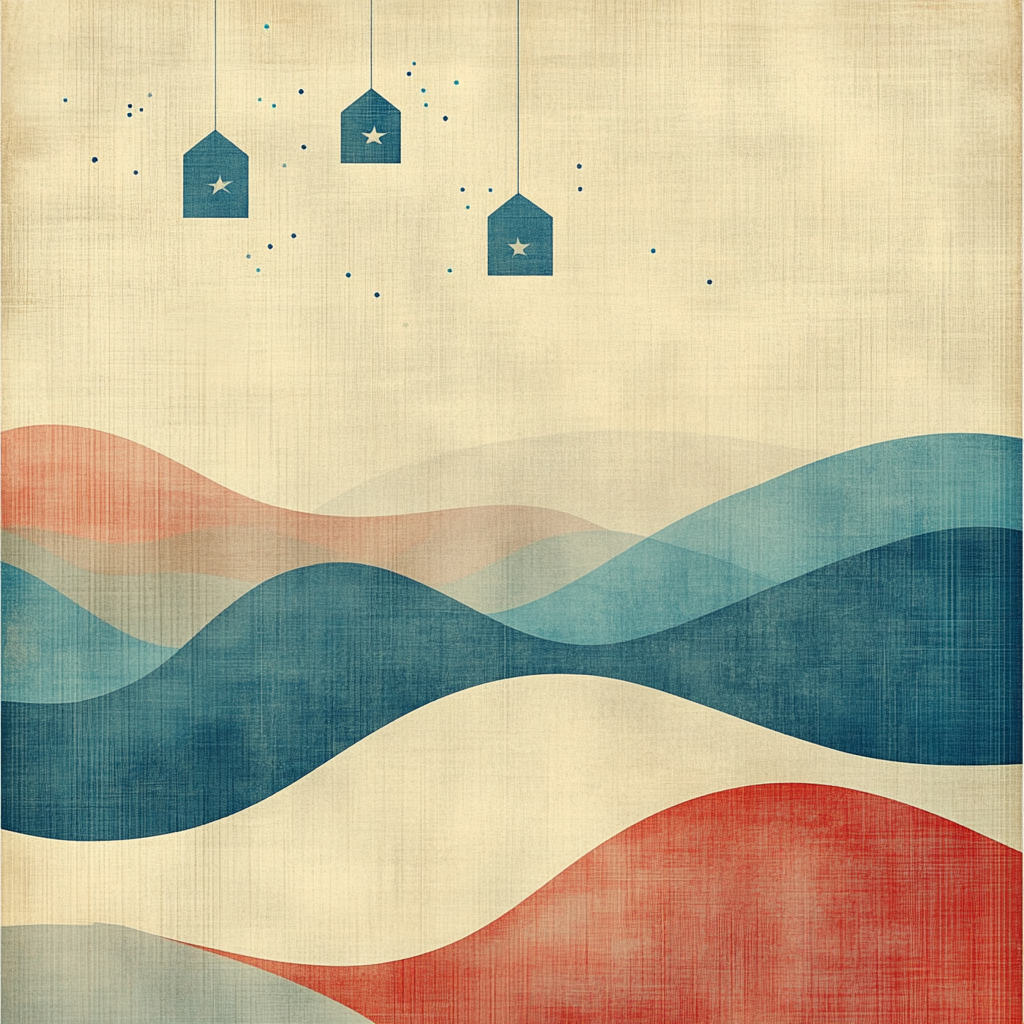 Paul Klee Inspired Desert Lanterns Painting by numbers kit