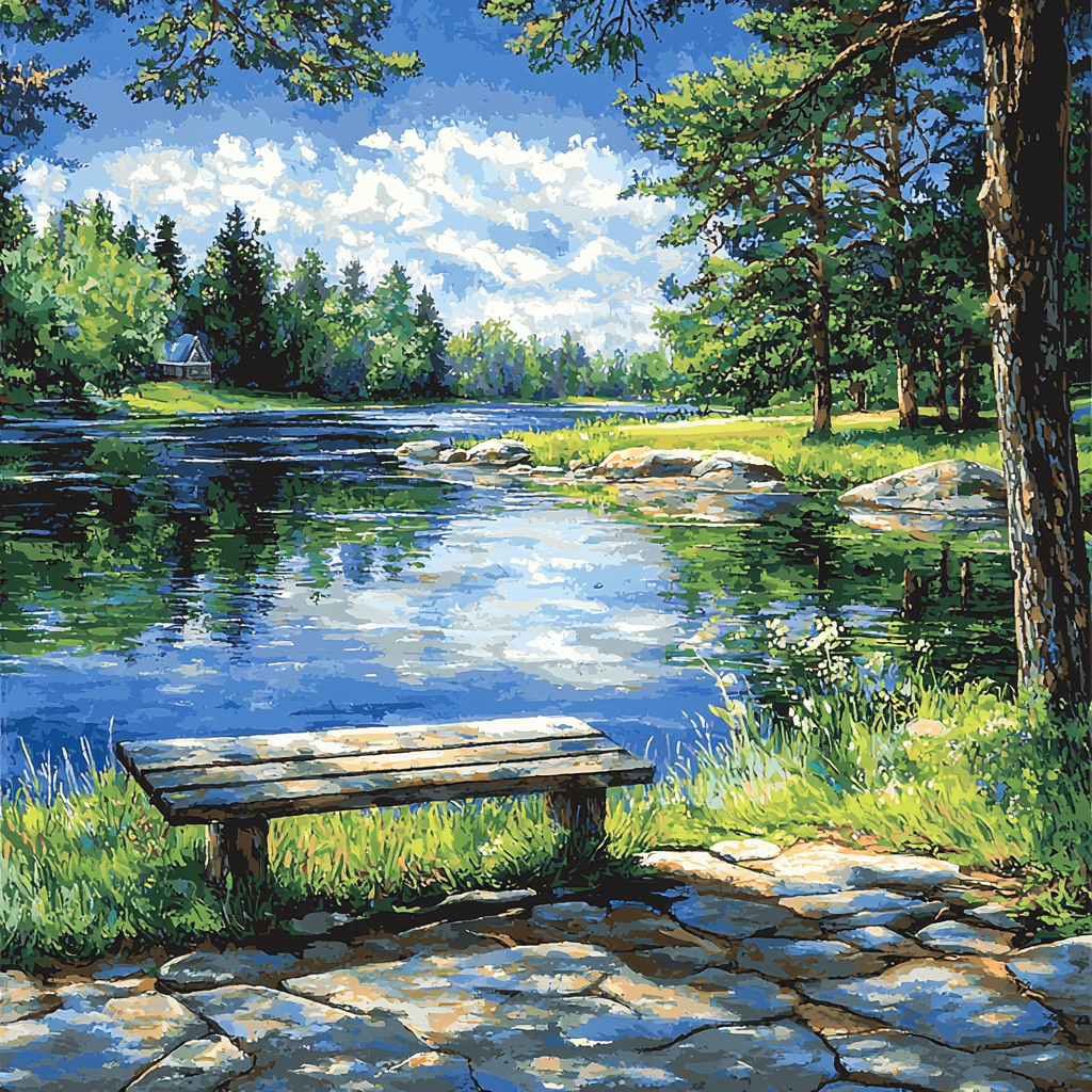 Fishing For Dreams Numbered Painting Kits