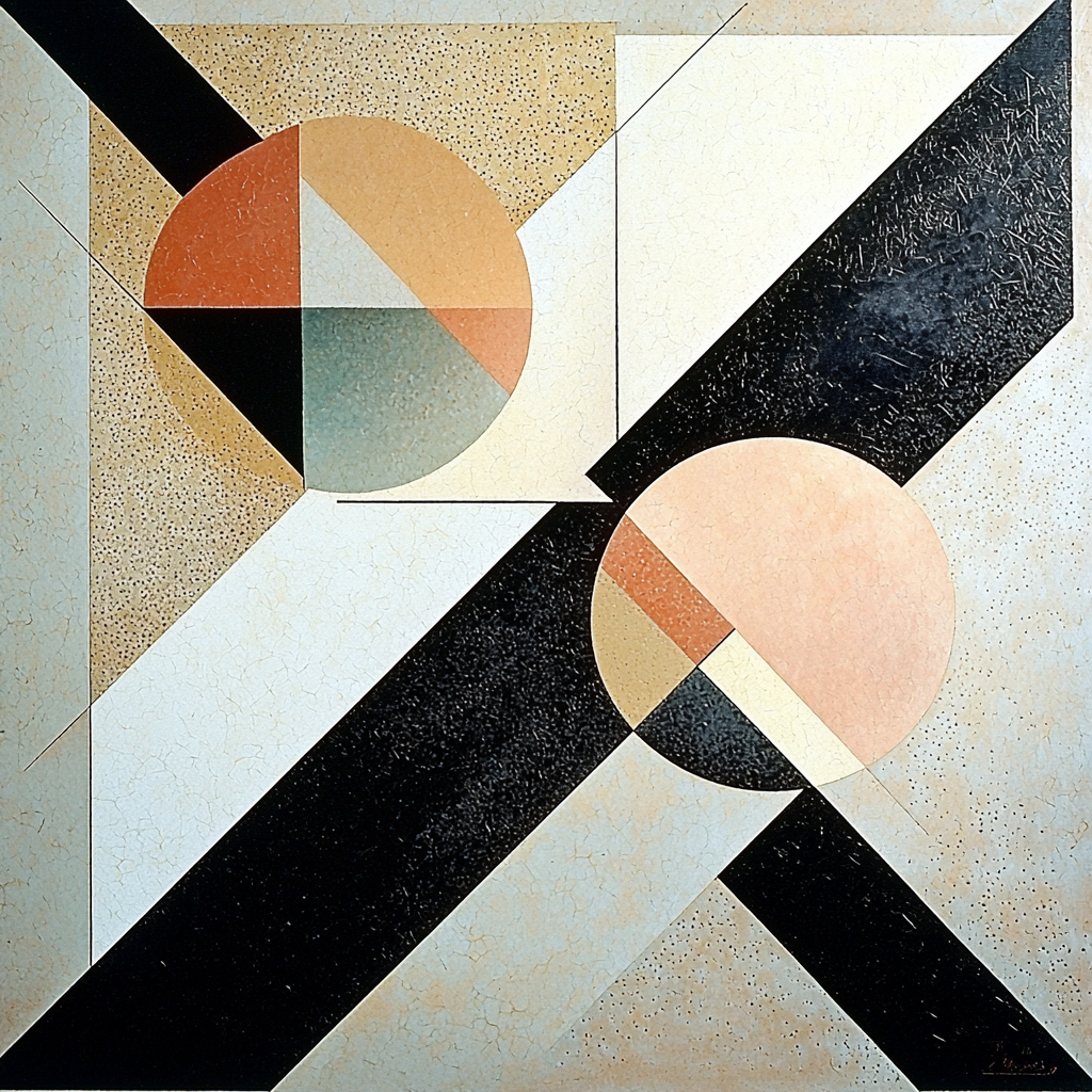 Kazimir Malevich Inspired Intricate Minimalism Numbered Painting Kits