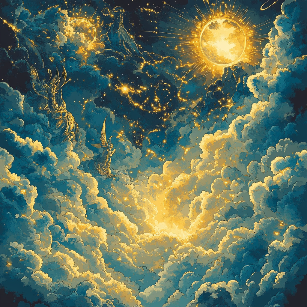 William Blake Inspired Allegorical Vision Paint by numbers kits