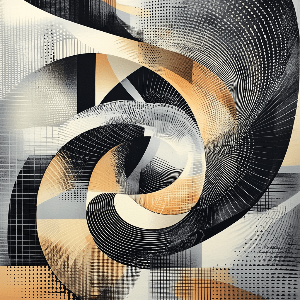 M.C. Escher Inspired The Spiral Of Thought Painting Number Kit