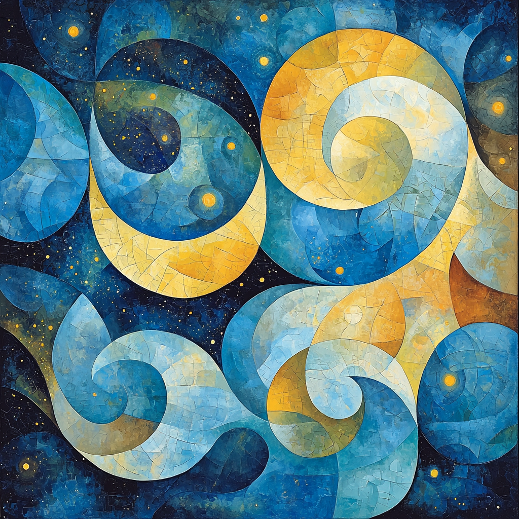 Joan Miró Inspired Abstract Moonlight Paint By Numbers Art