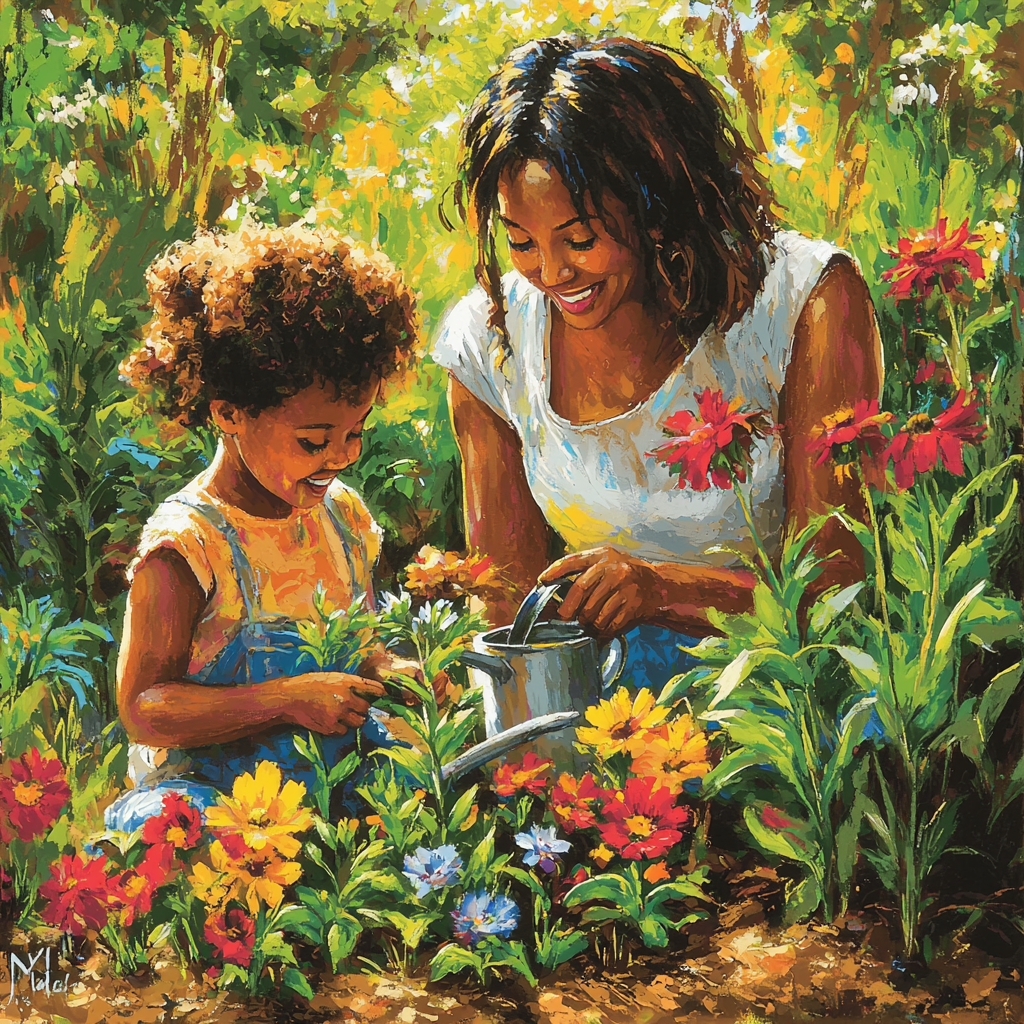 Gardening Together Paint By Numbers Kits