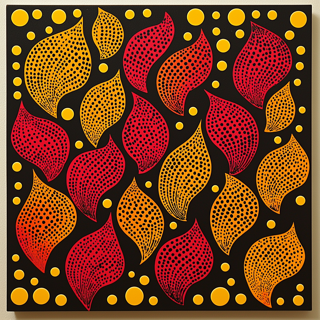 Yayoi Kusama Inspired Transcendent Patterns Paint By Number