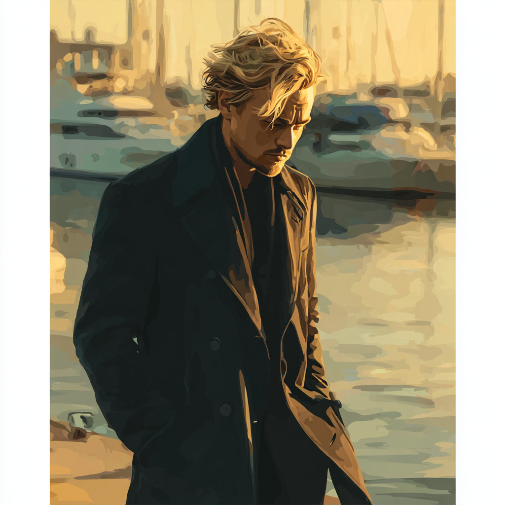 Leonardo DiCaprio Sailing Beyond Titanic Dreams Paint by numbers art