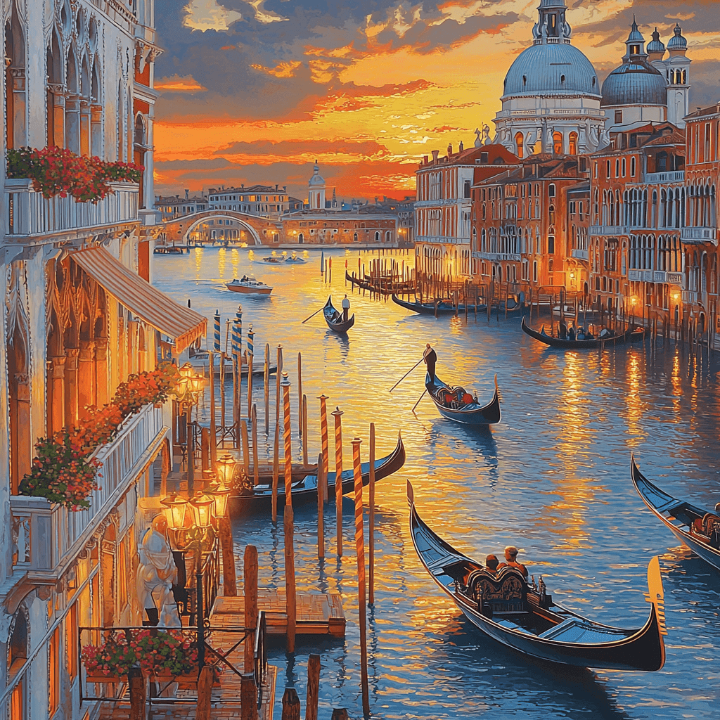 Grand Canal Paint By Color
