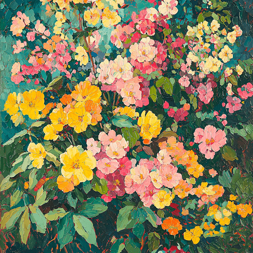 Paul Cézanne Inspired Garden Of Light Paint By Numbers Art