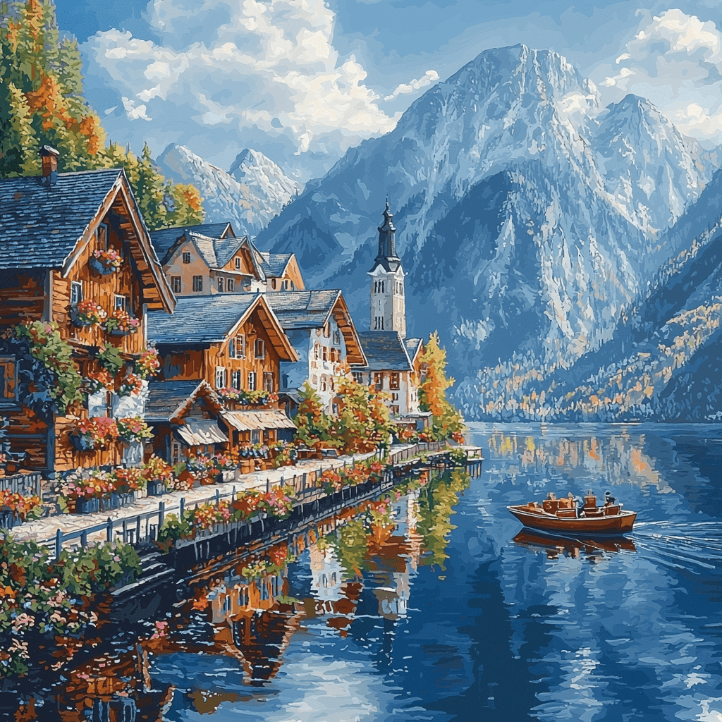 Hallstatt Painting By Numbers Kit