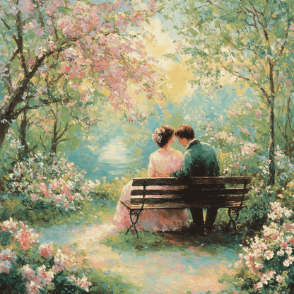 Pierre-Auguste Renoir Inspired The Essence Of Friendship Paint By Numbers Art