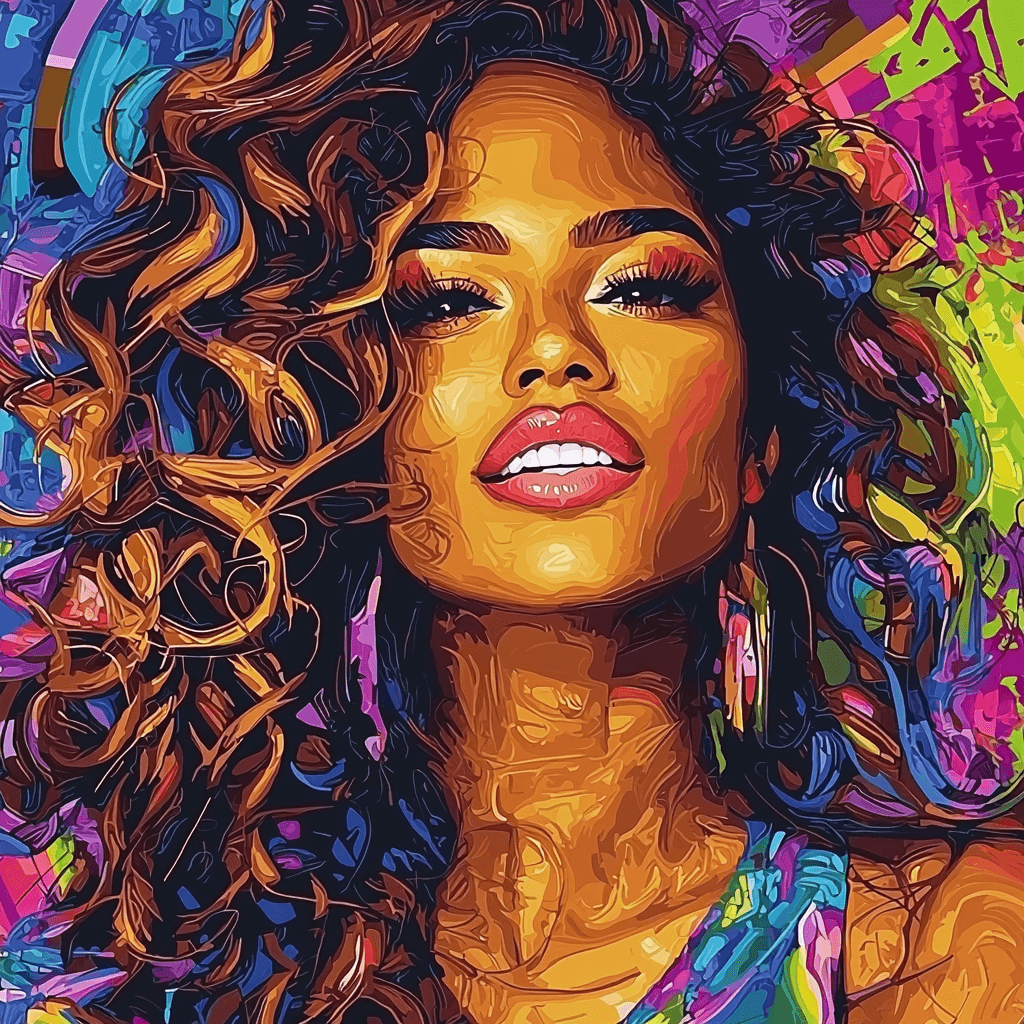 Zendaya: The Rising Star With Unmatched Grace Painting Number Kit