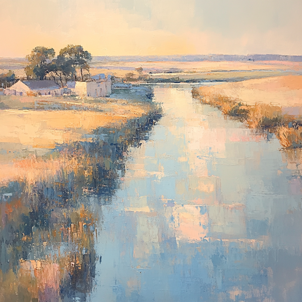 Claude Monet Inspired Rouen Light Study Afternoon Haze paint by number