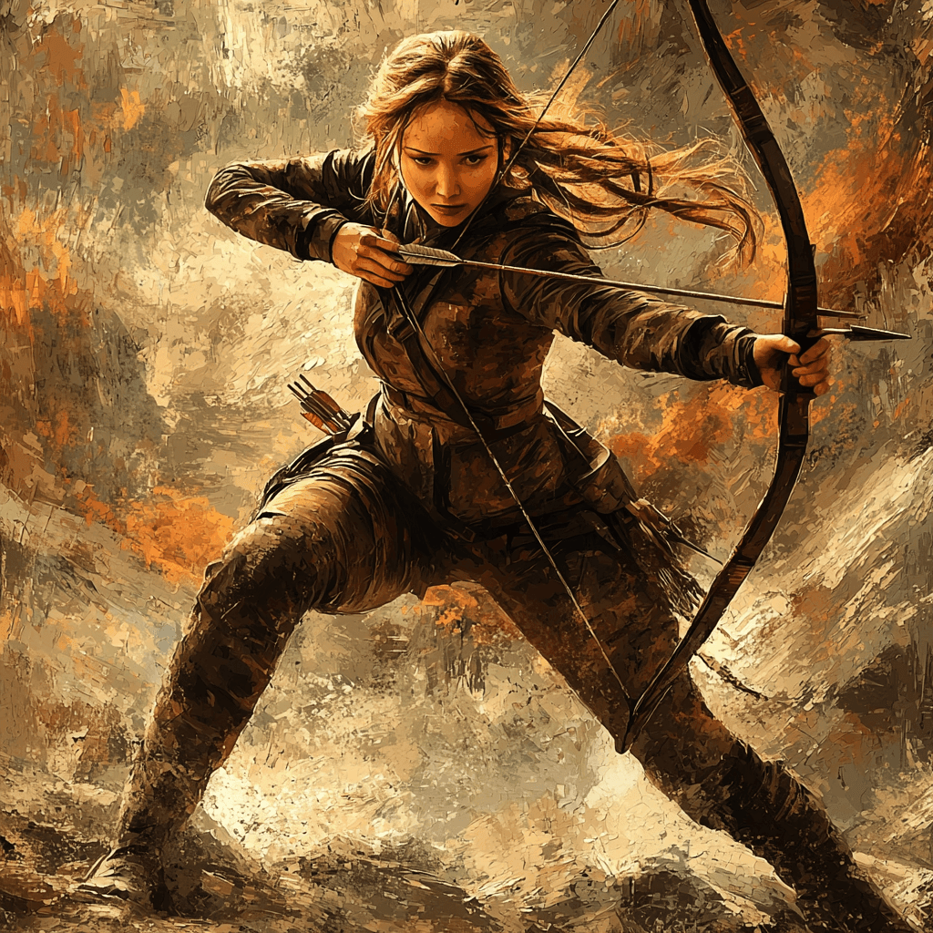 Jennifer Lawrence: Breaking Boundaries With The Hunger Games Paint By Color