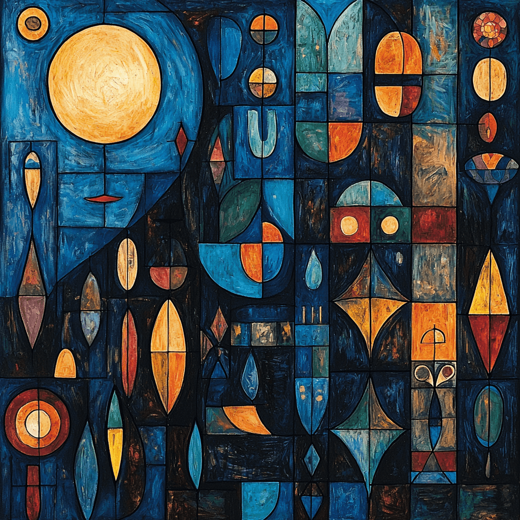Paul Klee Inspired Symbolic Dreams Paint By Number