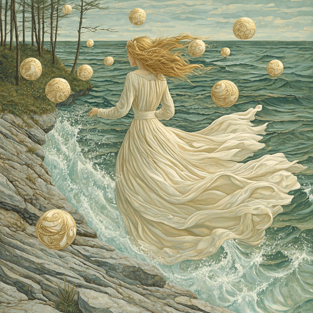 Botticelli Inspired Mythic Coastline Paint by numbers kits