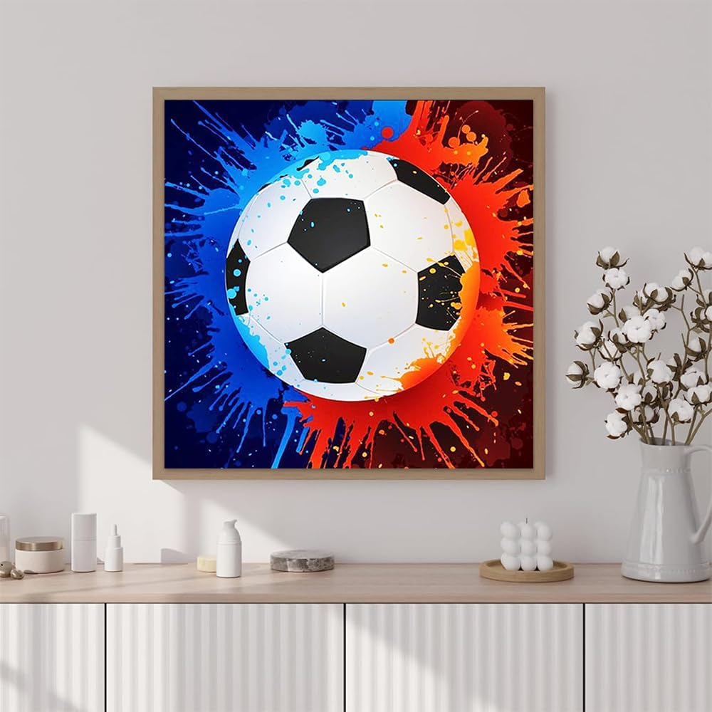 FIFA 2026 Soccer Ball Sports Theme Paint By Numbers Kit For Kids