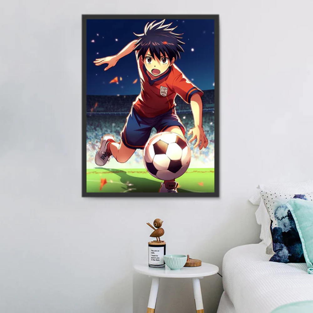 FIFA 2026 Football Anime Character Paint By Number Art Kit For Adults