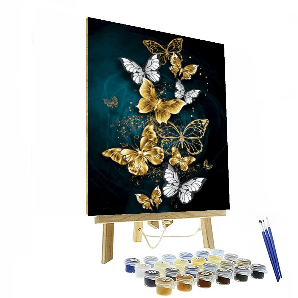 Butterfly Paint By Numbers Painting Kit