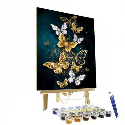 Butterfly Paint By Numbers Painting Kit