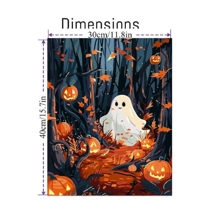 Ghost Fashion Theme Paint By Numbers Kit