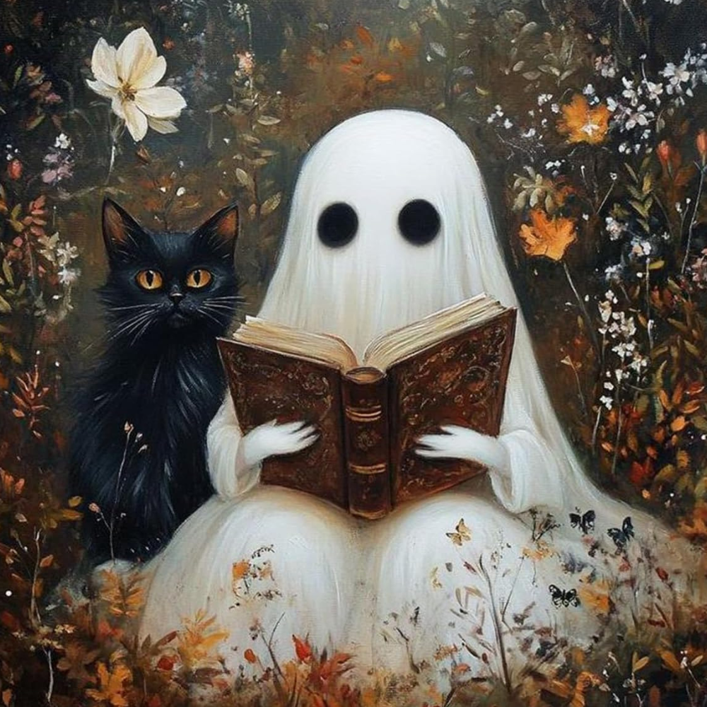 Halloween Reading Companion Paint by Numbers Kit