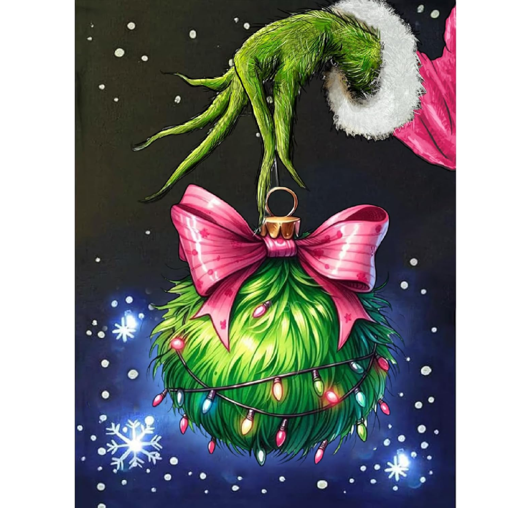 Christmas Winter Paint By Numbers Kit With DIY Acrylic Canvas Kit