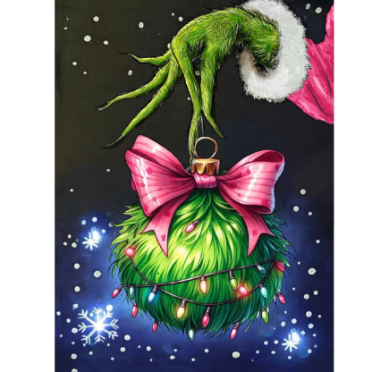 Christmas Winter Paint By Numbers Kit With DIY Acrylic Canvas Kit