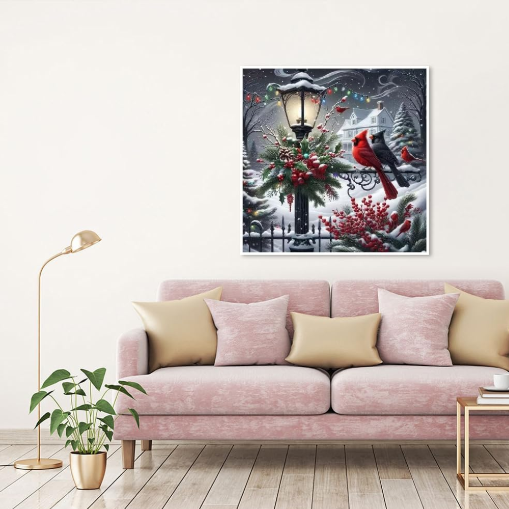 Christmas Paint by Numbers Canvas Kit Winter and Holiday Designs