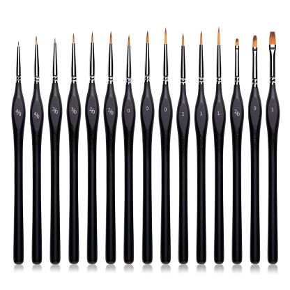 Miniature Detail Paint Brush Set