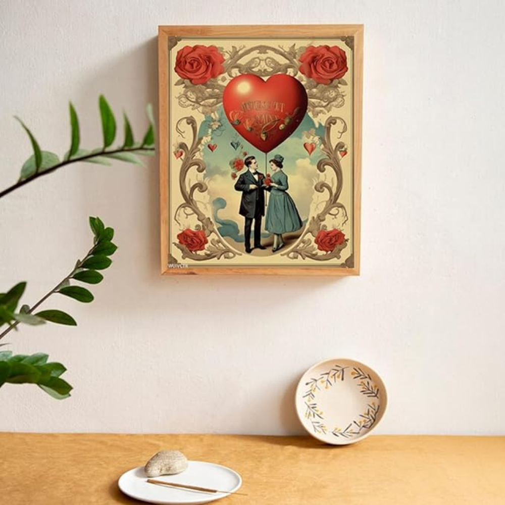 Valentine Paint by Numbers for Adults, Love Art Kit 16x20