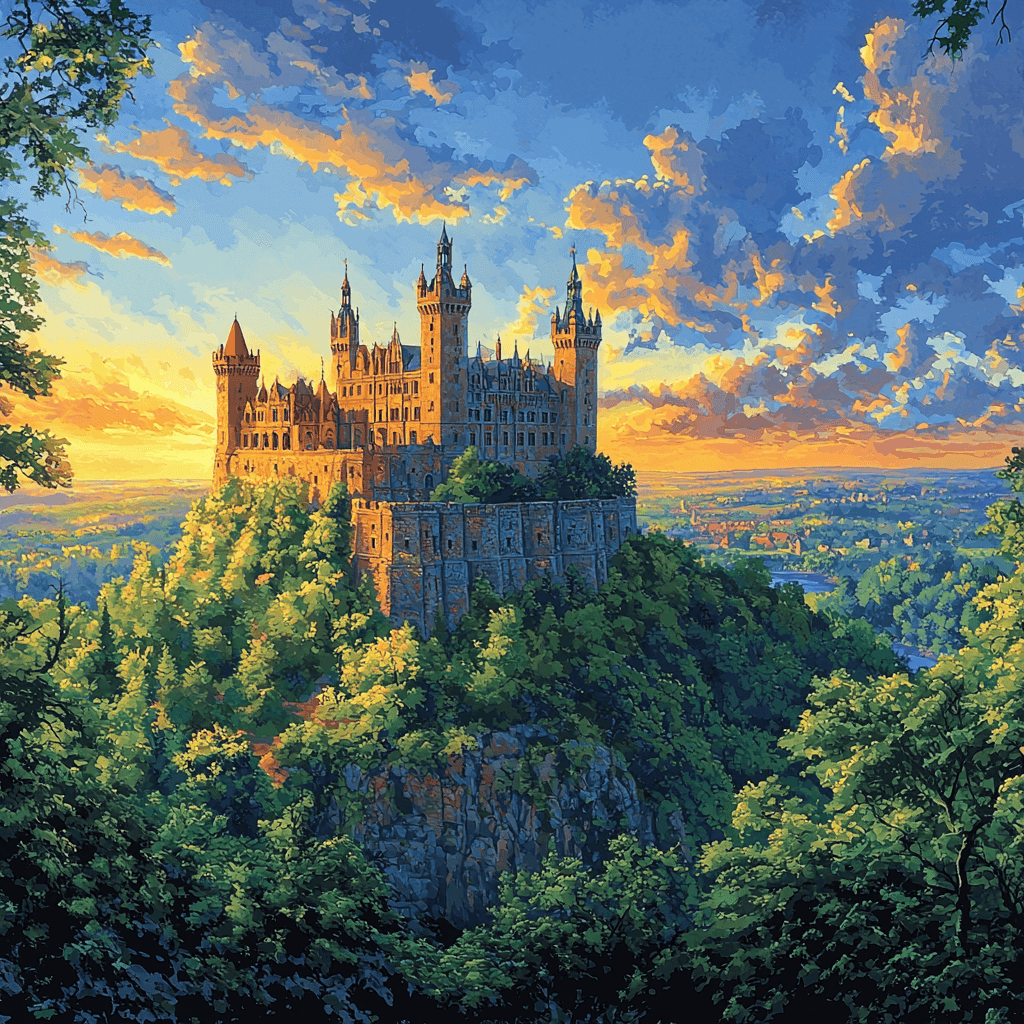 Hohenzollern Castle - Baden-Württemberg, Germany DIY Paint By Numbers